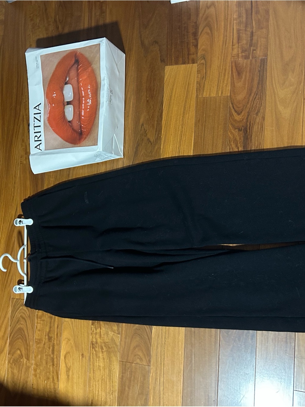Aritzia Black Wide-Leg Pants(UNISEX)